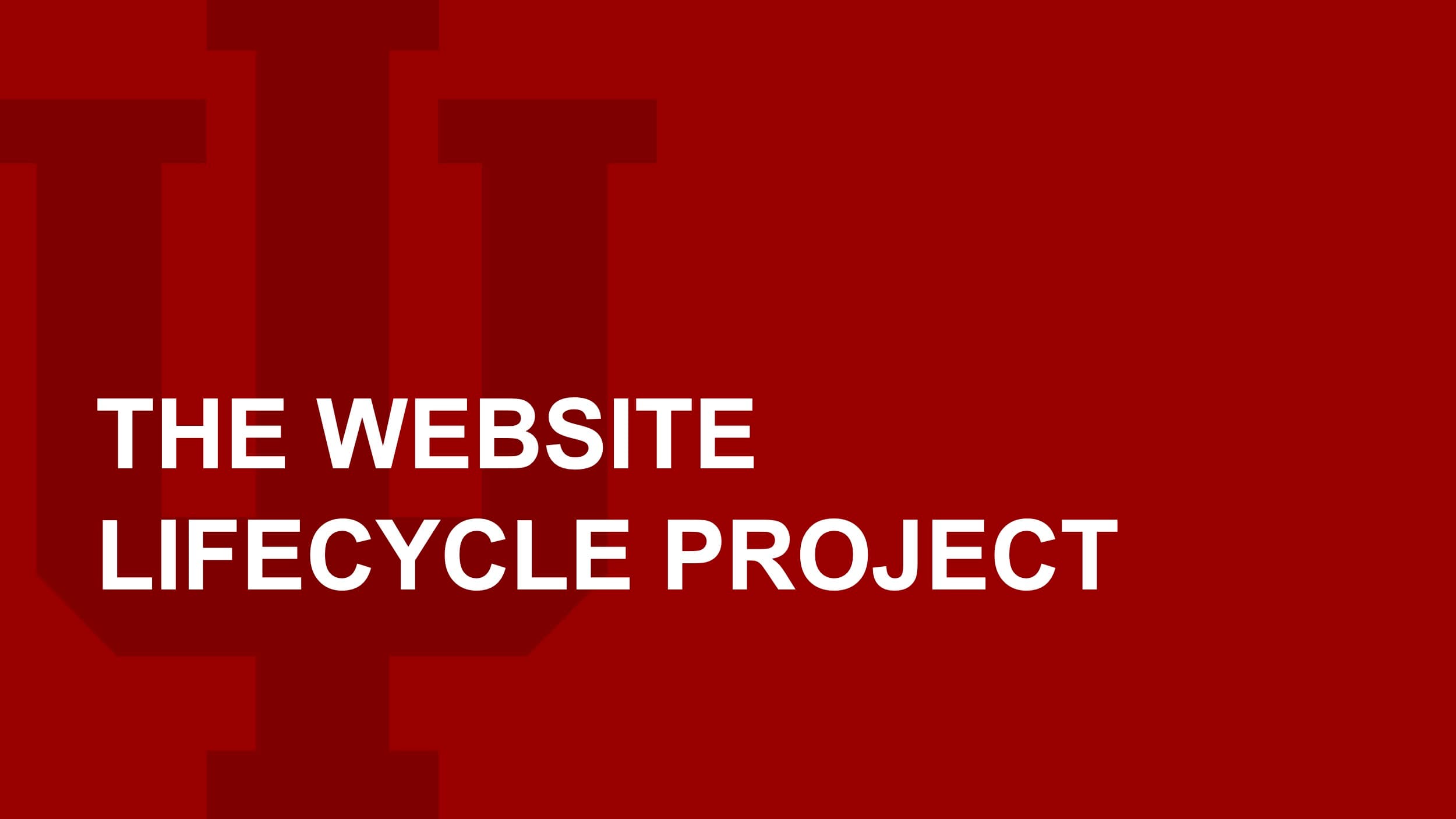 Consolidating Web Launch Workflows at Indiana University